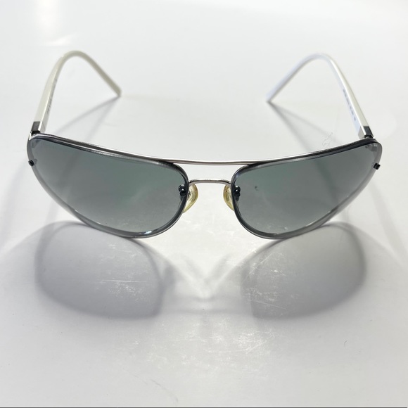 ✨PRADA✨ White Aviator SPR 58H Sunglasses 😎